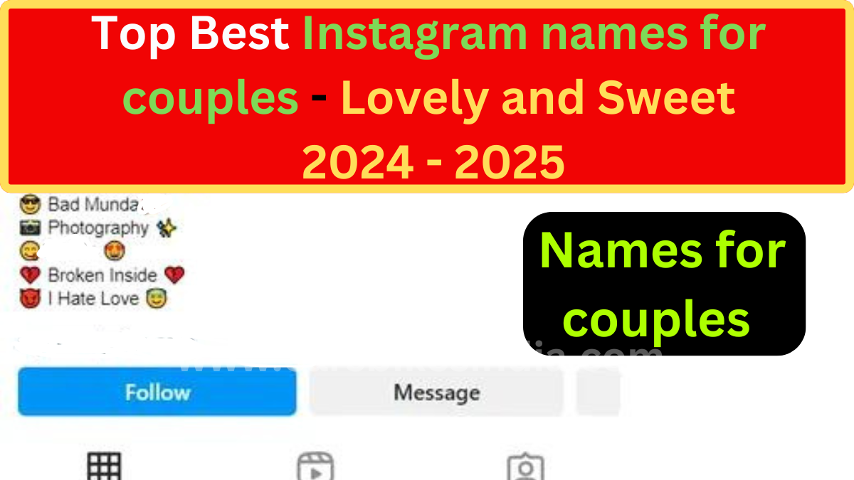 instagram names for couples