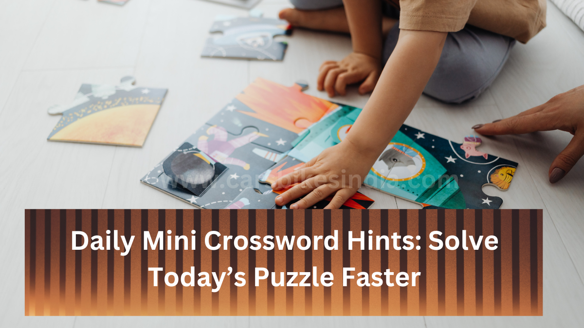 Mini Crossword Hints 