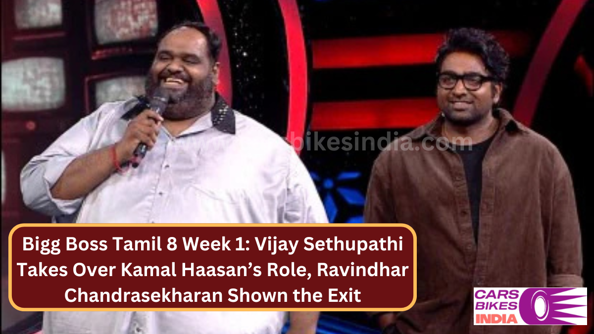 Bigg Boss Tamil 8 Week 1: Vijay Sethupathi Takes Over Kamal Haasan’s Role, Ravindhar Chandrasekharan Shown the Exit