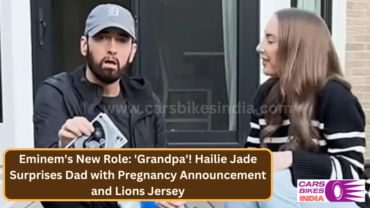 Eminem's New Role: 'Grandpa'! Hailie Jade Surprises Dad with Pregnancy Announcement and Lions Jersey