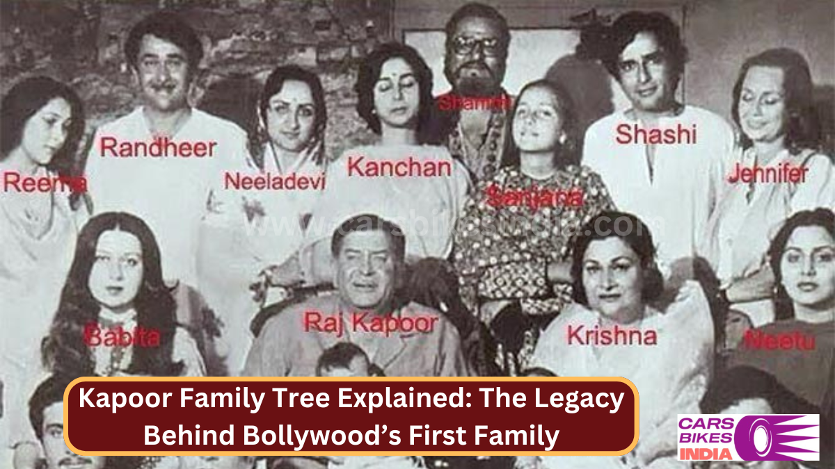 Kapoor Family Tree Explained: The Legacy Behind Bollywood’s First Family