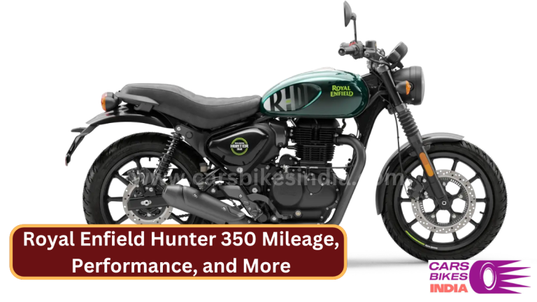 Royal Enfield Hunter 350 Mileage, Performance, and More